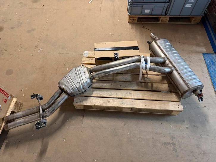 Origineel Porsche Cayenne E‑Hybrid Uitlaatsysteem + Sierstuk, Auto-onderdelen, Uitlaatsystemen, Porsche, Gebruikt, Ophalen