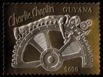 1994 Guyana Film Charlie Chaplin, Postzegels en Munten, Postzegels | Thematische zegels, Overige thema's, Ophalen of Verzenden