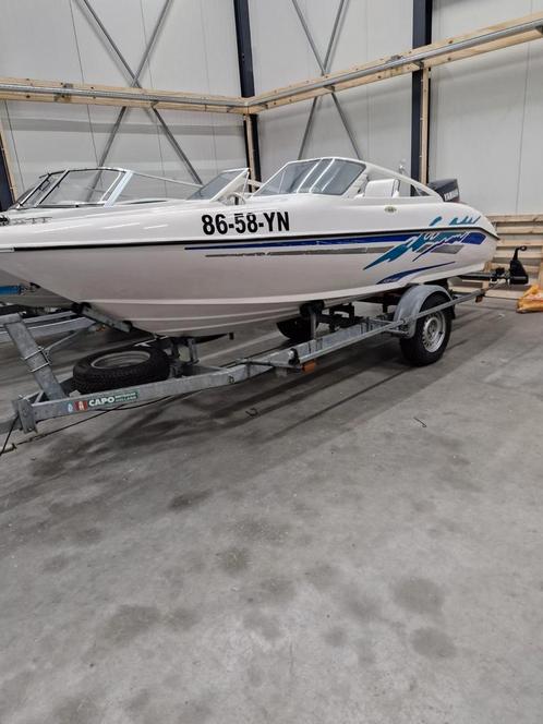 Style Fibrafort 160 Bowrider 75 Pk, Watersport en Boten, Speedboten, Zo goed als nieuw, 3 tot 6 meter, Benzine, 70 tot 120 pk