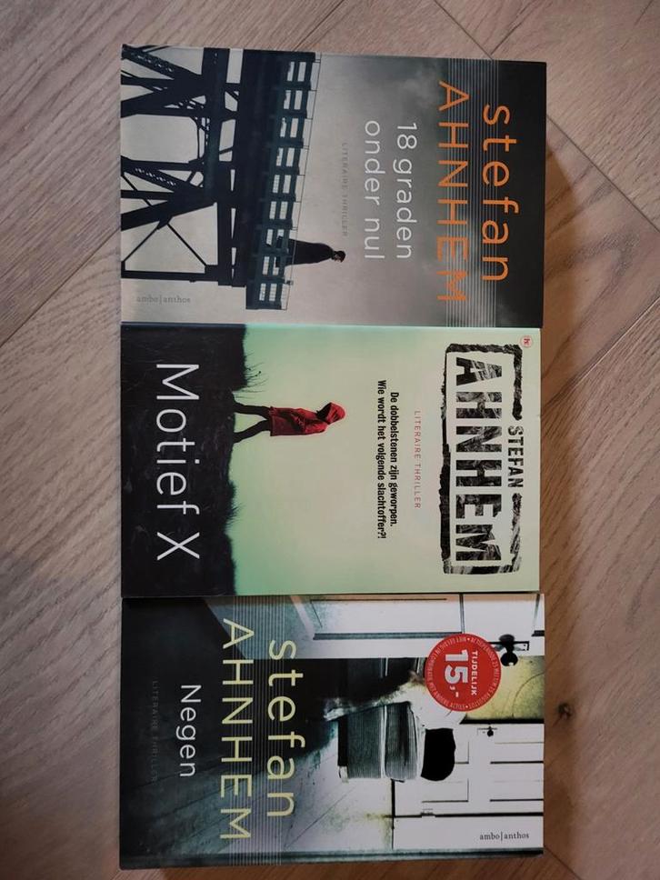 3 Stefan Ahnhem Thrillers, Boeken, Thrillers, Ophalen of Verzenden