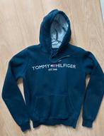 Donkerblauwe Tommie Hilfiger sweater hoodie maat 164, Ophalen of Verzenden, Zo goed als nieuw