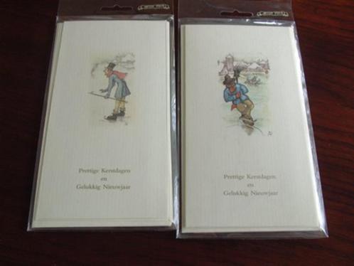5 vintage nieuwe verschillende kerst kaarten Anton Pieck, Verzamelen, Overige Verzamelen, Ophalen of Verzenden