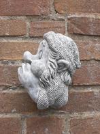 Kabouter wanddecoratie betonnen beeld tuinbeeld beton, Ophalen of Verzenden, Nieuw