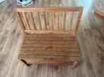 Teak Houten Kinderbankje met Opbergvak, Kinderen en Baby's, Kinderkamer | Tafels en Stoelen, Ophalen of Verzenden, Zo goed als nieuw