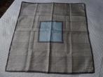 Hauber zuiver zijden sjaal blauw/grijs, pied-de-poule dessin, Kleding | Dames, Maat 46/48 (XL) of groter, Nieuw, Sjaal, Hauber