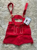 Rode Lederhose - Oktoberfest Kostuum ( maat 36), Verzenden, Nieuw, Overige thema's, Kleding