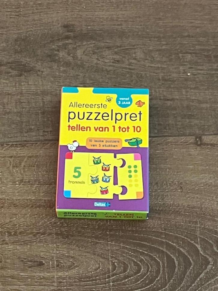 Allereerste puzzelpret tellen van 1 tot 10, Kinderen en Baby's, Speelgoed | Educatief en Creatief, Zo goed als nieuw, Puzzelen