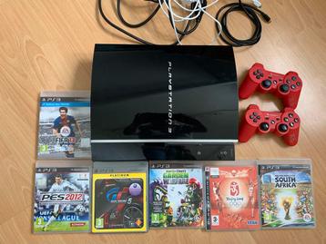 Ps3 phat met controllers en spellen beschikbaar voor biedingen