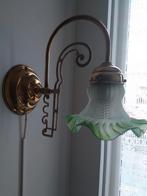 Vintage koperen wandlampje, Huis en Inrichting, Lampen | Wandlampen, Ophalen of Verzenden