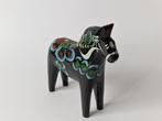 Zwart Zweeds paardje / dala paardje, Antiek en Kunst, Kunst | Designobjecten, Ophalen of Verzenden