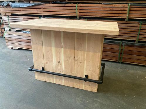 Bar-statafel in 3 maten Douglas hout, Huis en Inrichting, Tafels | Statafels, Nieuw, Ophalen of Verzenden
