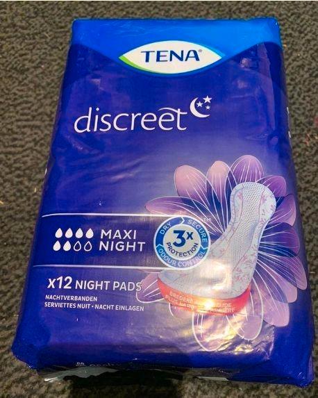 Tena discreet Maxi Night pads, inlegkruisjes, Diversen, Verpleegmiddelen, Nieuw, Ophalen of Verzenden