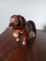 Vintage houten St. Bernhard hond, Antiek en Kunst, Ophalen of Verzenden