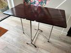 Toffe vintage formica klaptafel, Huis en Inrichting, Ophalen of Verzenden, Gebruikt, Rechthoekig, 50 tot 100 cm