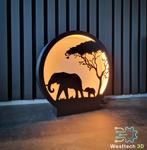 Olifant Lamp - Sfeervolle Verlichting, Ophalen of Verzenden, Nieuw, Hout, Modern