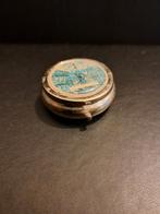 Vintage pillendoosje zilverkleurig Antwerpen, Ophalen of Verzenden