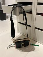 Marc Jacobs Snapshot Crossbody bag in zwart, groen en crème, Verzenden, Zo goed als nieuw, Beige, Schoudertasje