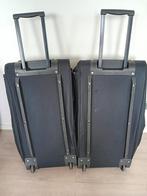 Reiskoffer / Sporttas - Ruim en Praktisch 2x, Wieltjes, 30 cm of meer, Gebruikt, Zwart