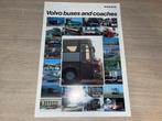 Folder Volvo buses en Coaches 1985, Ophalen of Verzenden, Zo goed als nieuw, Volvo
