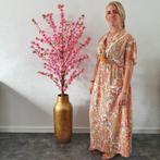 Lange Barok Jurk met kwastjes Oranje maat S/M, Maat 38/40 (M), Verzenden, Nieuw, Oranje