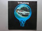 1971 FORD MUSTANG grote brochure, Engels, Ophalen of Verzenden, Zo goed als nieuw, Ford