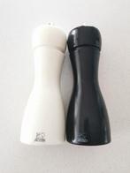 Peper en zoutmolen stel peugeot zwart en wit 15 cm, Ophalen of Verzenden, Zo goed als nieuw