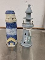 beelden vuurtoren 2 stuks, Verzamelen, Beelden en Beeldjes, Ophalen of Verzenden