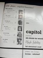 Nat King Cole 1954 boekje met alle originele handtekeningen, Gebruikt, Ducoso, Ophalen of Verzenden, Boek, Tijdschrift of Artikel