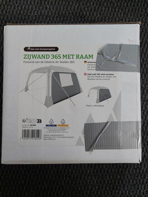 Obelink Air Shelter 365 Zijwanden + Deurpaneel - Nieuw, Caravans en Kamperen, Tentaccessoires, Nieuw, Ophalen