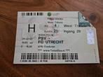 ⚽ Ticket Psv - Fc Utrecht 2001-2002 ⚽, Ophalen of Verzenden, Zo goed als nieuw, F.C. Utrecht, Overige typen