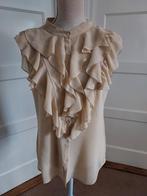 Mooie beige blouse van BENETTON        maat L, Kleding | Dames, Verzenden, Benetton, Beige, Maat 42/44 (L)