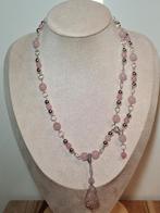 Rozenkwarts Ketting met Edelstenen Zakje, Ophalen of Verzenden