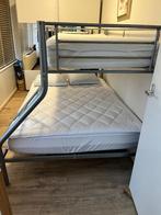Stapelbed, Huis en Inrichting, Slaapkamer | Bedden, Ophalen, Gebruikt, Tweepersoons, 140 cm