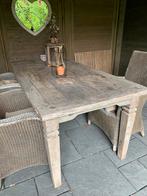 Houten Eettafel - Opknapper!, Ophalen, Gebruikt, 50 tot 100 cm, Vijf personen of meer