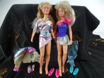 A4454. Vintage Jem Hasbro Poppen 2 Stuks, Verzamelen, Ophalen of Verzenden, Gebruikt, Pop