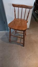 Oude houten kinderstoel / barkruk, Ophalen