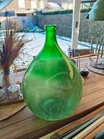 Te koop gistfles wijnfles groot 64 cm H 45 cm D, Ophalen, Gebruikt, Overige kleuren, Glas