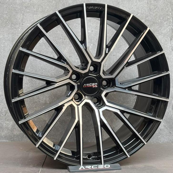 NIEUW 19” ARCEO ASW02 TUV VELGEN 5x112  Past Op VAG GROUP, Auto-onderdelen, Banden en Velgen, Velg(en), 19 inch, Personenwagen