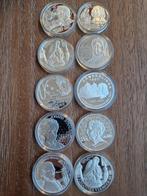 10 Euro / Ecu munten, zilver, Ophalen of Verzenden, Zilver