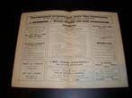 Programma feestavond R'dam Cabaret & operettevereniging 1927, Ophalen of Verzenden, Gebruikt, Boek, Tijdschrift of Artikel
