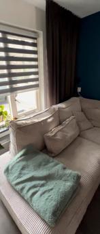 Gordijn Taupe 4 stuks inclusief rails, Huis en Inrichting, Ophalen, Zo goed als nieuw, Bruin, 200 cm of meer