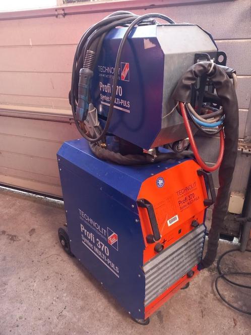 MIG MAG Pulse Lasapparaat TECHNOLIT Profi 370 Syntec, Doe-het-zelf en Verbouw, Gereedschap | Lasapparaten, Zo goed als nieuw, Co2