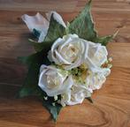 Boeketje zijdebloemen met rozen, Ophalen of Verzenden, Gebruikt, Binnen