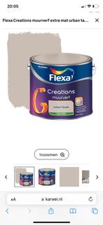 Flexa urban taupe 2,5 liter, Minder dan 5 liter, Ophalen of Verzenden, Zo goed als nieuw, Verf