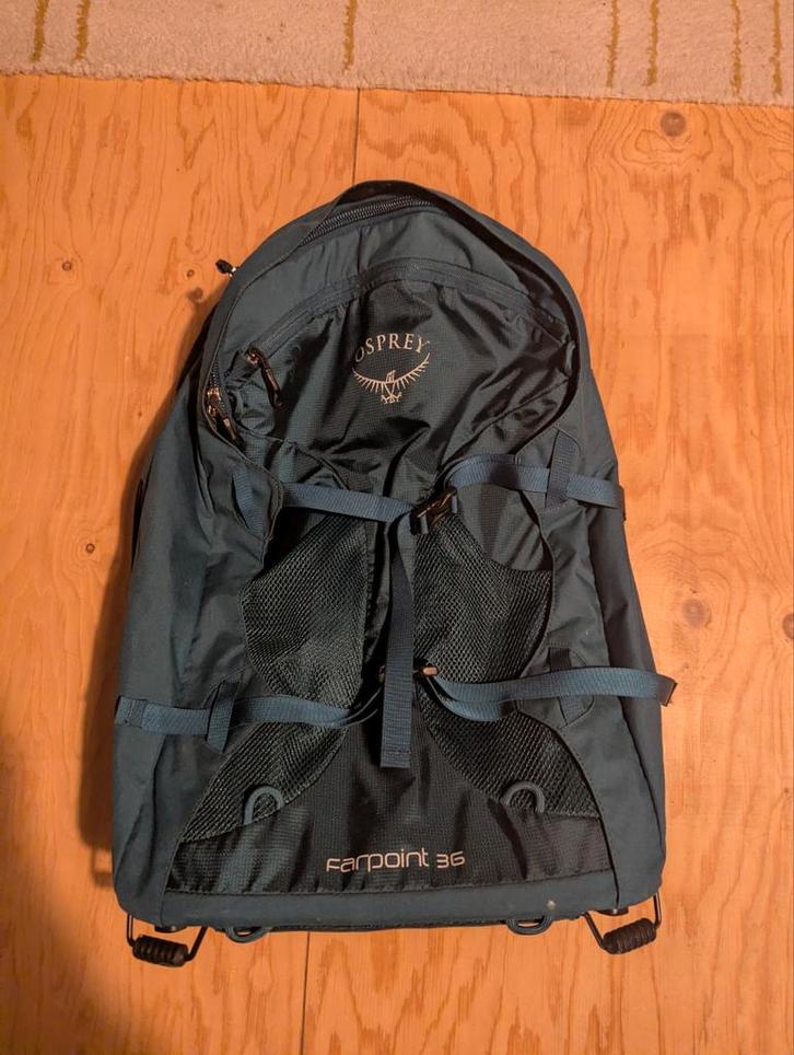 Osprey Farpoint 36L - Carry-on Rugzak, Sieraden, Tassen en Uiterlijk, Koffers, Zo goed als nieuw, Hard kunststof, Ophalen of Verzenden