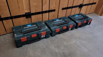 Metabo koffers 3 stuks gereedschaps koffer slijptol  beschikbaar voor biedingen