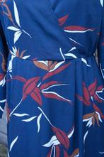 Jurk donkerblauw/ wijnrood La fee Maraboutee mt 42 Vaste pri, La Fee Maraboutee, Blauw, Maat 42/44 (L), Ophalen of Verzenden