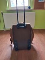 Reistas op wieltjes, Sieraden, Tassen en Uiterlijk, Tassen | Reistassen en Weekendtassen, 40 tot 60 cm, Bruin, Ophalen of Verzenden