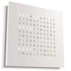 Nieuw Qlocktwo Earth White Pepper 90x90 large Woord Klok