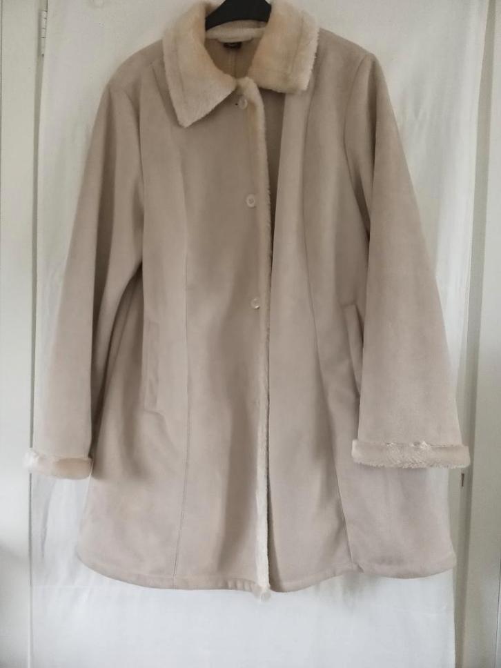 WINTERJAS ALCANTARA, Kleding | Dames, Jassen | Winter, Zo goed als nieuw, Maat 42/44 (L), Beige, Ophalen of Verzenden